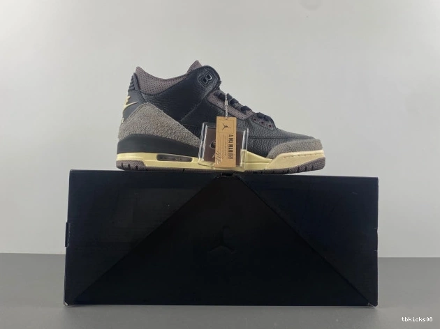 Reps TBkick FZ4811-001 3 Black Jordan A Ma Air x Maniere 0822